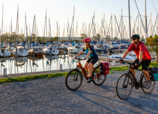 Kerékpártúrák Burgenlandban — ahol tovább tart a nyár! Ebike túra Burgenlandban
