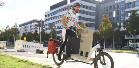 Környezetbarát teherszállítás elektromos kerékpáron Környezetbarát teherszállítás elektromos kerékpáron