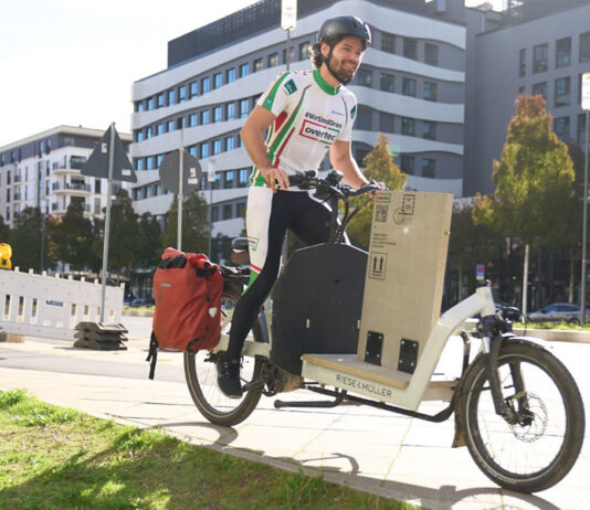 Környezetbarát teherszállítás elektromos kerékpáron Környezetbarát teherszállítás elektromos kerékpáron