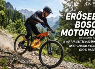 Bosch eBike motorfrissítés májusban — 120 Nm, 600% rásegítés, eShift és új gyorstöltő
