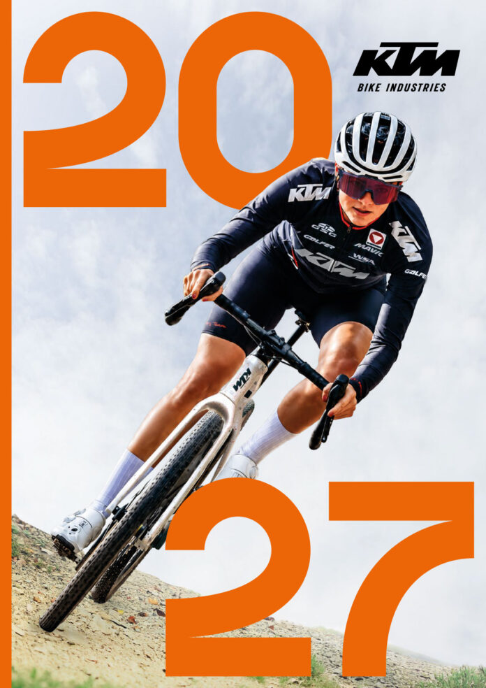 KTM 2027 kerékpár és e-bike katalógus címlap